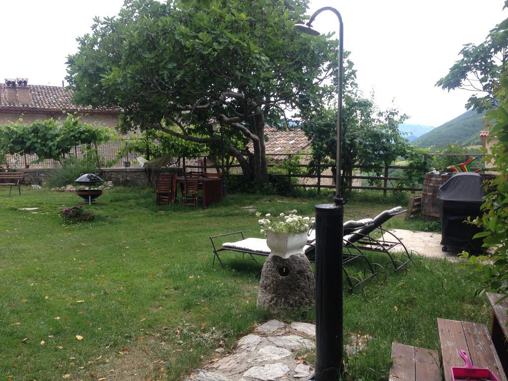 Agriturismo Campagna In Compagnia Vallo di Nera ภายนอก รูปภาพ