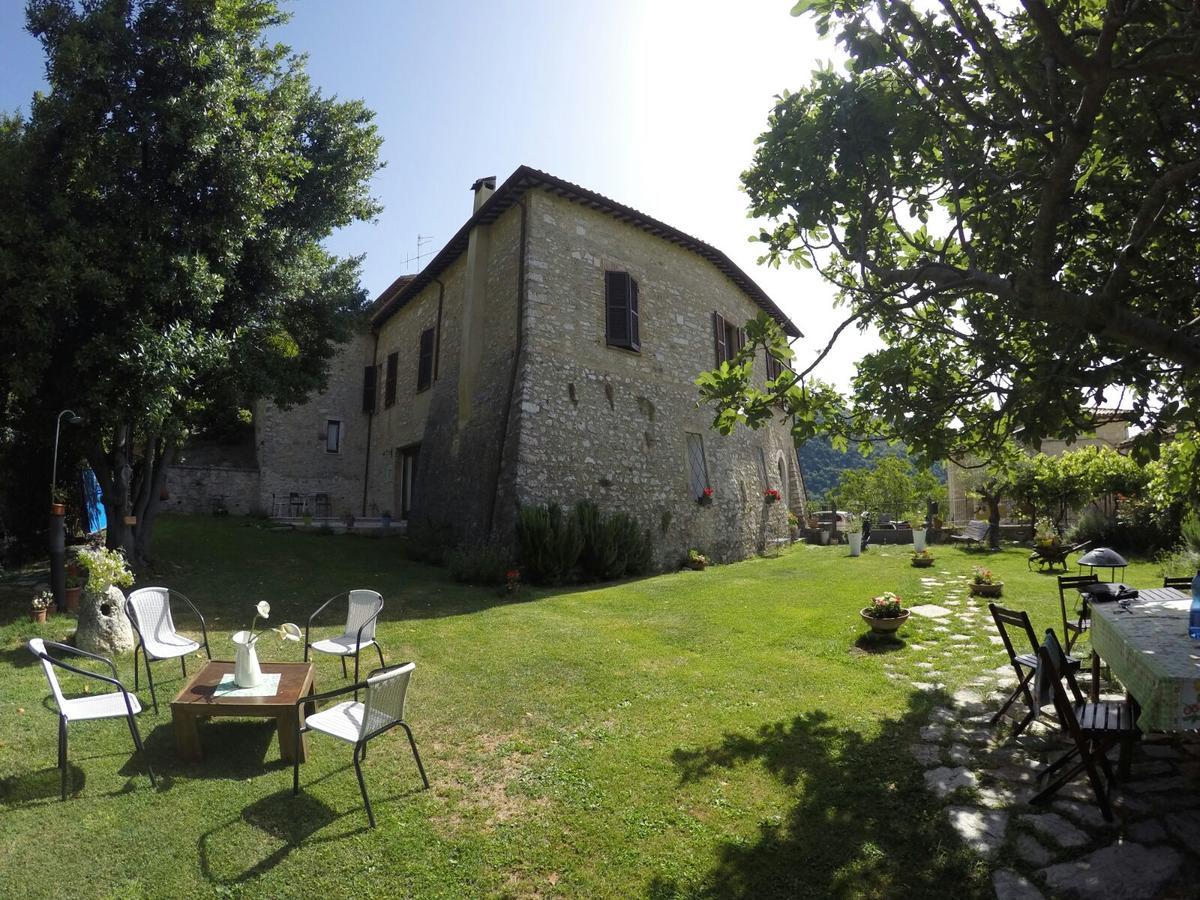 Agriturismo Campagna In Compagnia Vallo di Nera ภายนอก รูปภาพ