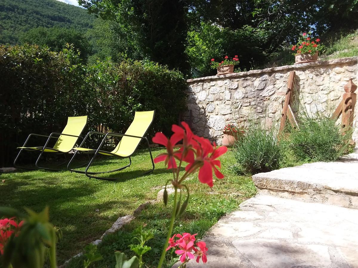 Agriturismo Campagna In Compagnia Vallo di Nera ภายนอก รูปภาพ